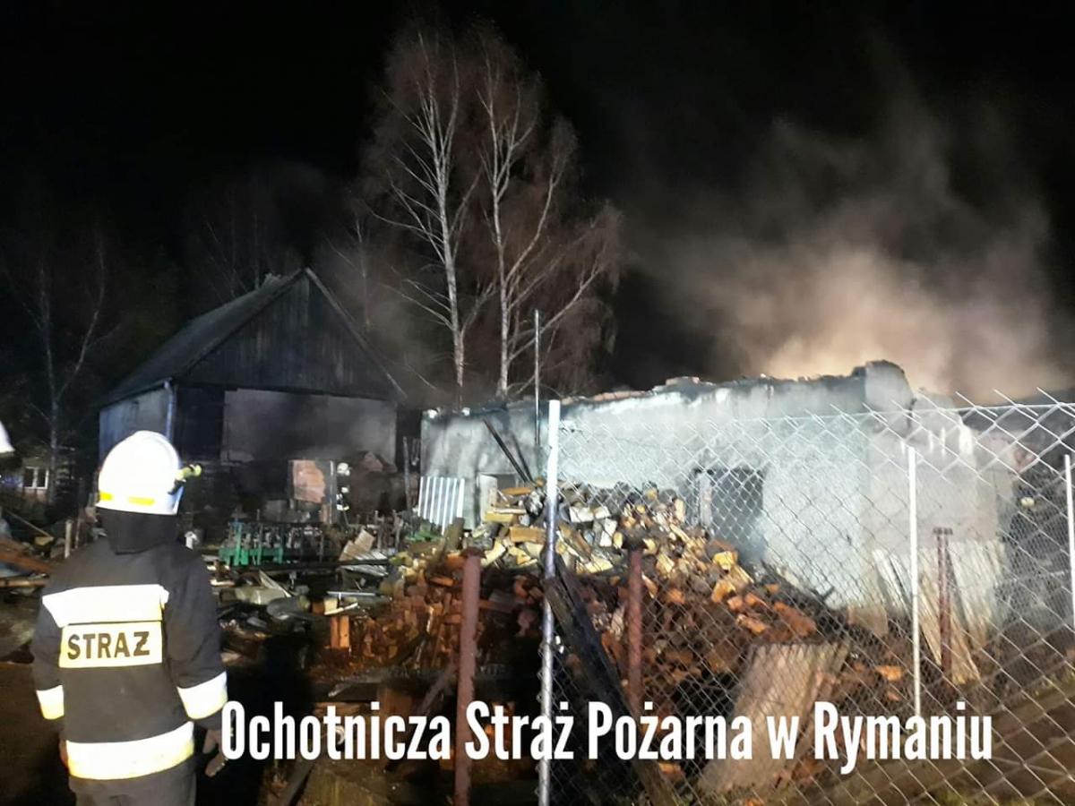 Prawdopodobnie w wyniku podpalenia spłonęła stolarnia