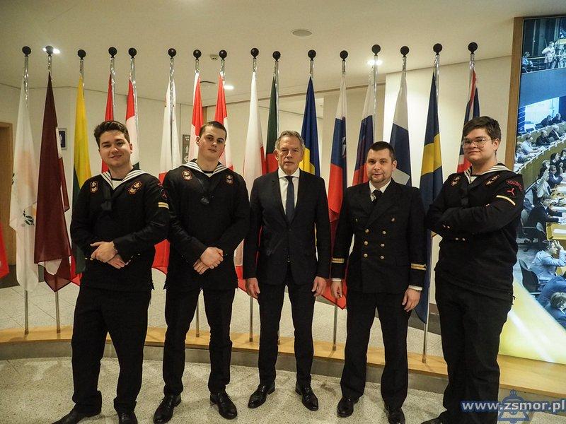 Wycieczka uczniów Zespołu Szkół Morskich do Parlamentu Europejskiego
