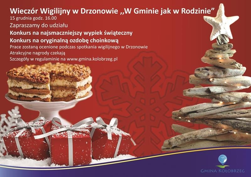 Przedświąteczne Spotkanie mieszkańców Gminy Kołobrzeg już w sobotę