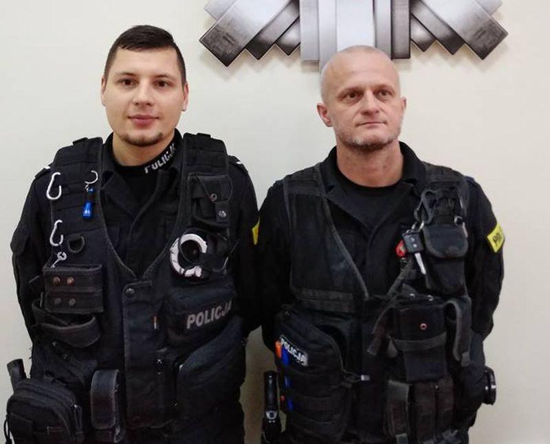 Policjanci uratowali mężczyznę 
