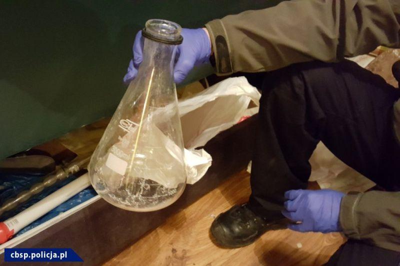 Zlikwidowano laboratorium amfetaminy w Kołobrzegu