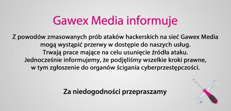 Możliwe utrudnienia w dostępnie do usług Gawex Media
