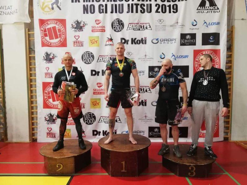 Damian Mieczkowski v-ce mistrzem Polski w BJJ