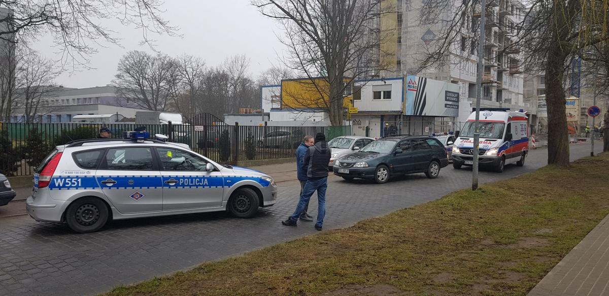 Potrącenie na Szpitalnej