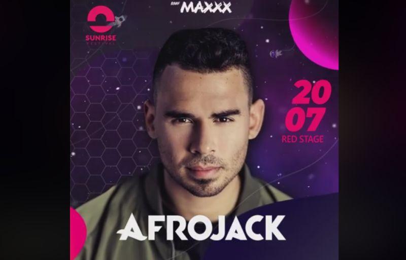 Afrojack na liście gwiazd Sunrise Festival 2019