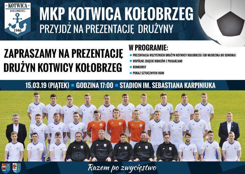 Oficjalna prezentacja piłkarskiej Kotwicy w najbliższy piątek