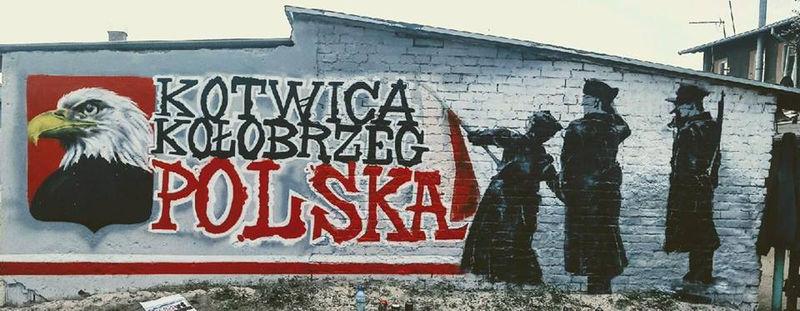 Kibice stworzyli patriotyczne graffiti