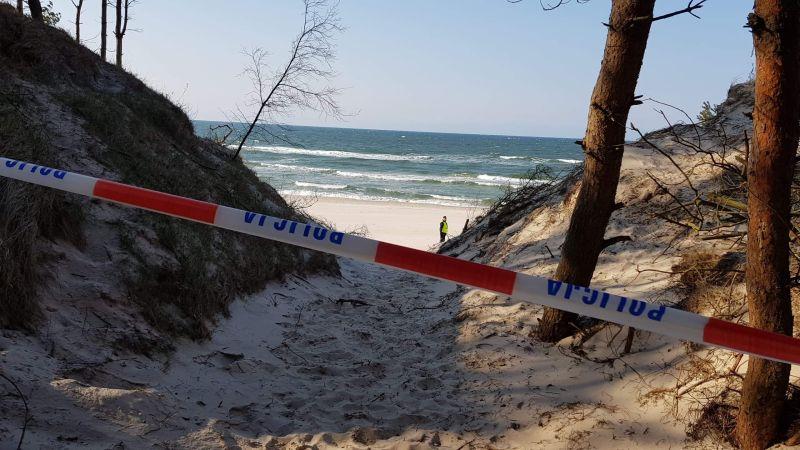 Niewybuch na plaży. Zejście zostało zamknięte