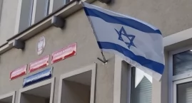 Flaga Izraela zawisła na budynku Starostwa Powiatowego