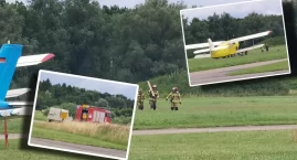 Awaryjne lądowanie w Bagiczu. Turyści przeżyli chwile grozy, zapalił się silnik