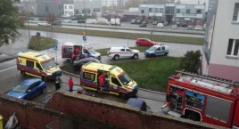 Pożar mieszkania. Wszystkie służby postawione na nogi | zdjęcia