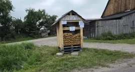 Przy drodze stanął pyromat. Ziemniaki kupisz tu o każdej porze