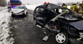 Czołówka pod Kołobrzegiem. Kierowca był reanimowany (foto)