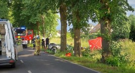 Poważny wypadek na trasie Kołobrzeg-Trzebiatów. Lądowały dwa śmigłowce LPR