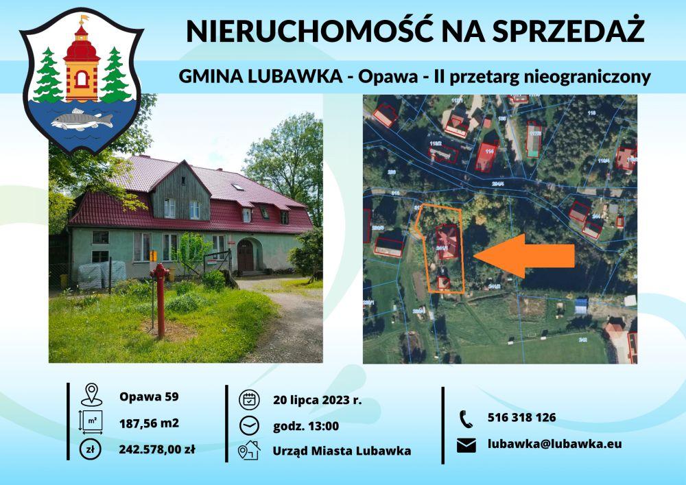 Lubawka - świetlica Opawa - II przetarg