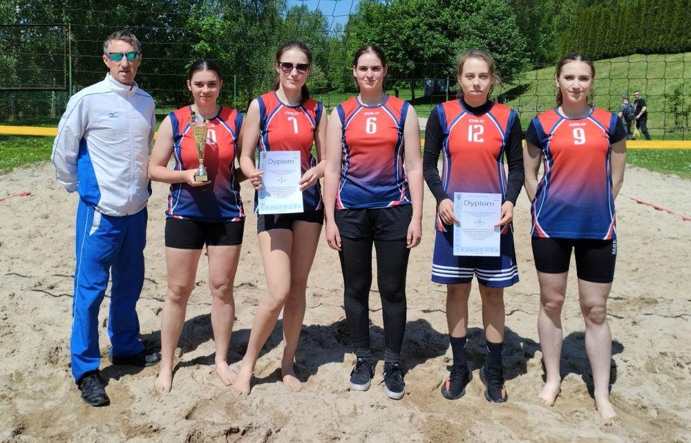 Licealiada - piłka plażowa dziewcząt - zawody powiatowe