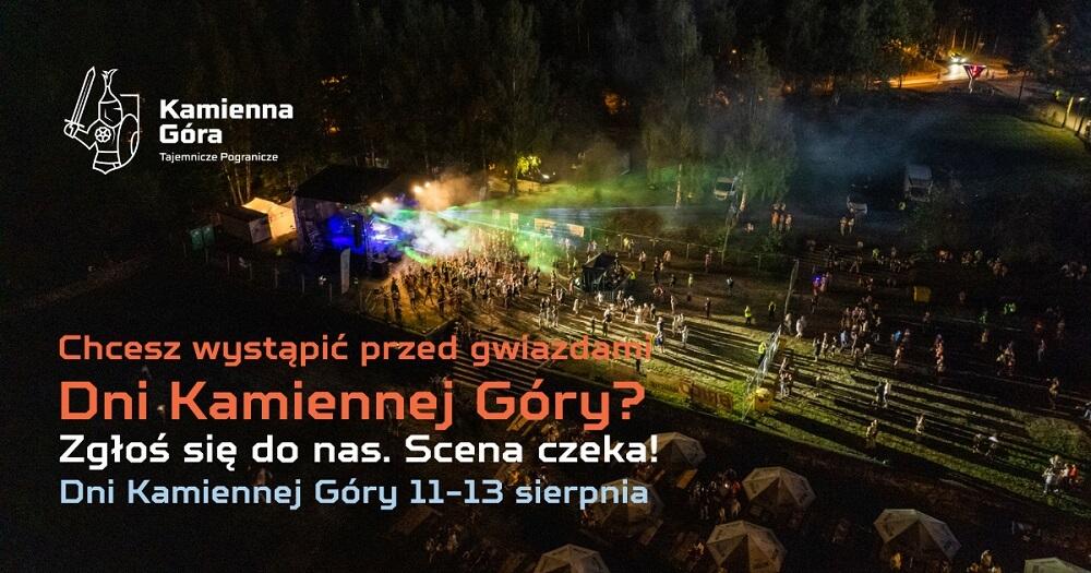 Chcesz wystąpić przed gwiazdami Dni Kamiennej Góry? Scena czeka!
