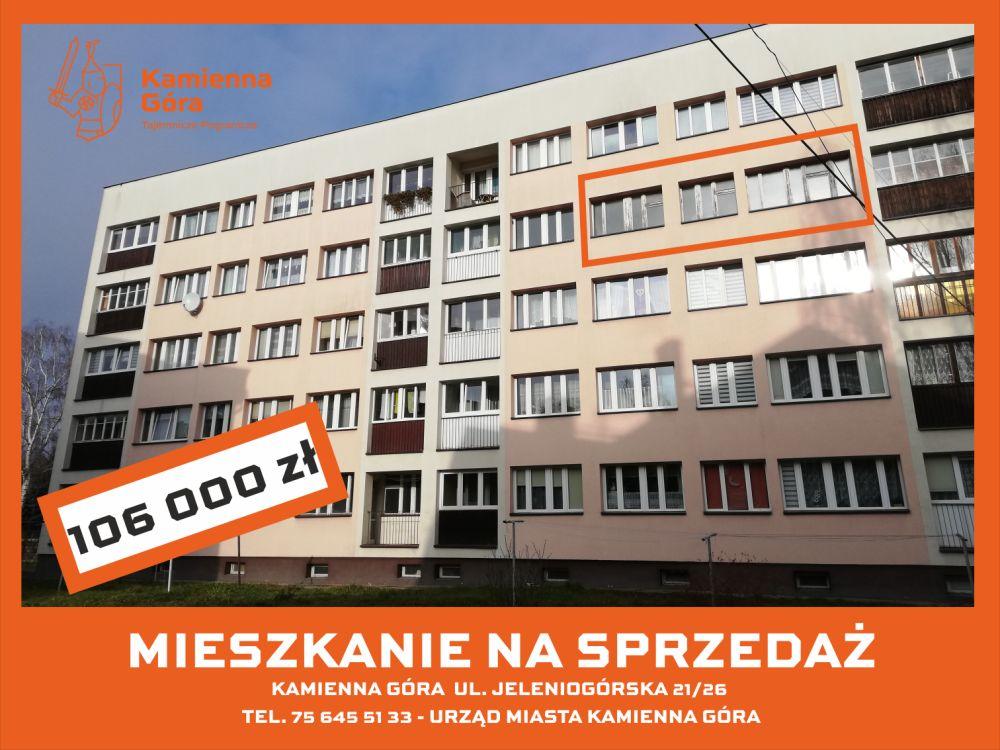 Kamienna Góra - mieszkanie ul. Jeleniogórska 21/26 - I przetarg