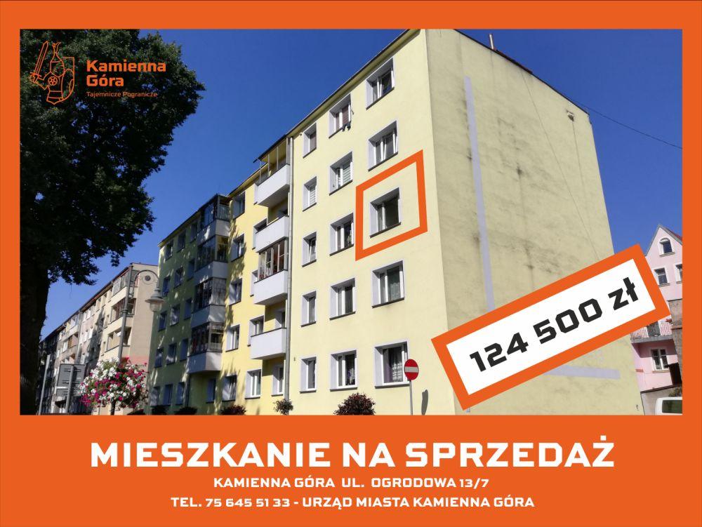 Kamienna Góra - lokal mieszkalny ul. Ogrodowa 13/7 - III przetarg