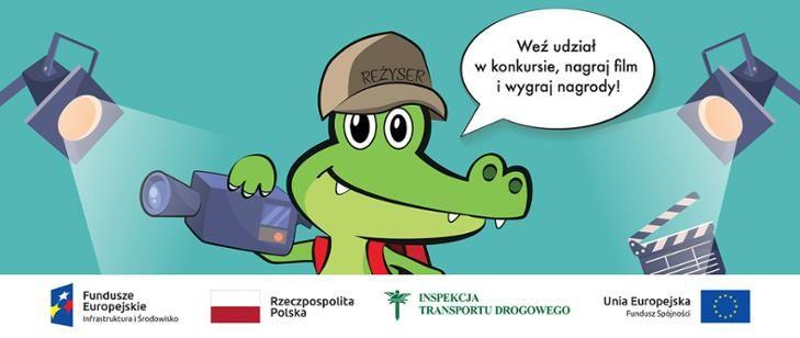 Dołącz do ”Bezpiecznej Szkoły Krokodylka Tirka” - GITD ogłasza konkurs filmowy brd dla szkół podstawowych