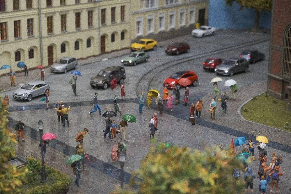 Kolejkowo stworzyło makietę z prawdziwym deszczem