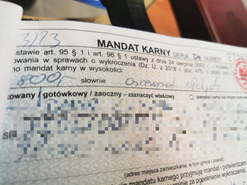 O 35 km/h za szybko