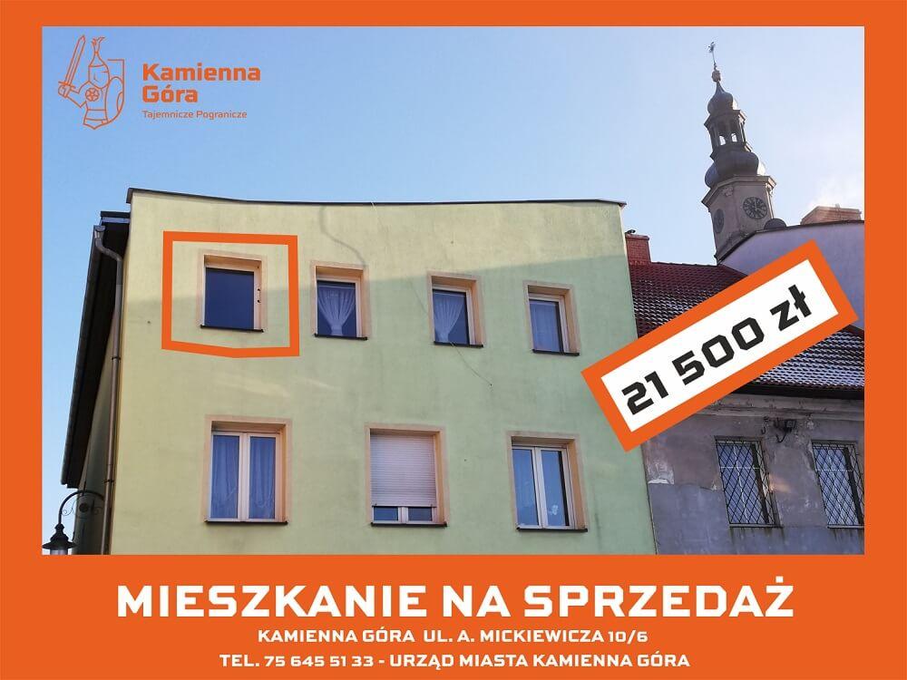 Kamienna Góra - lokal mieszkalny ul. A. Mickiewicza 10 - III przetarg