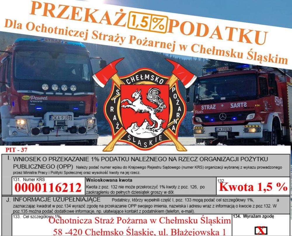1,5% - OSP Chełmsko Śląskie