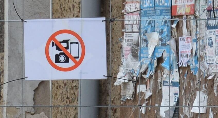 Zakaz fotografowania