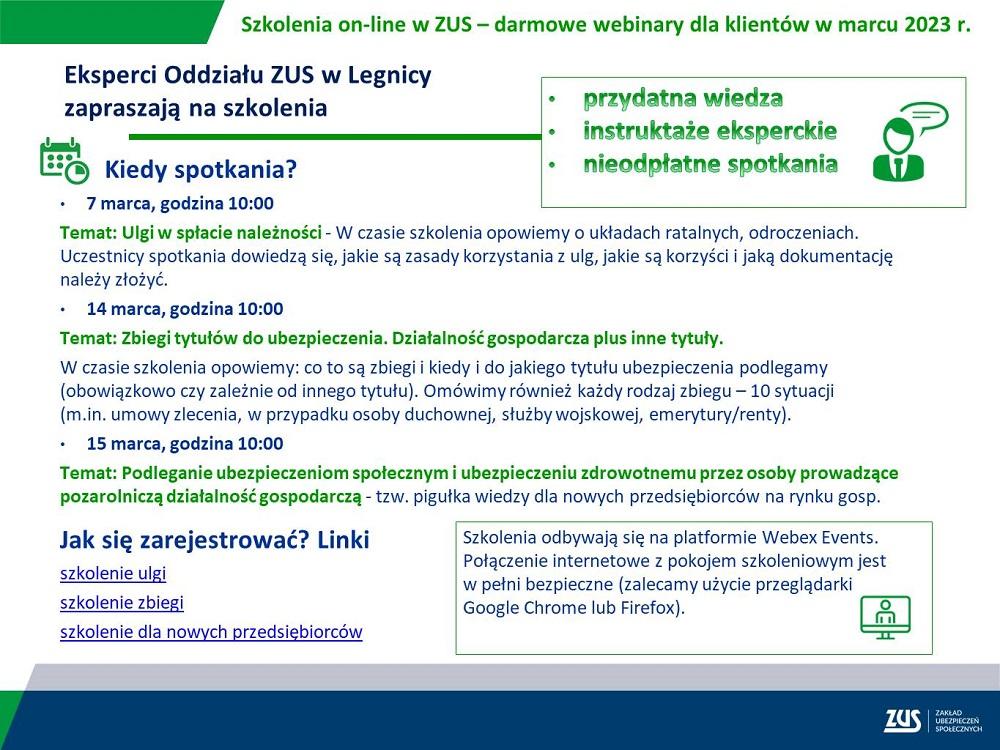 Eksperci ZUS - pomogą bezpłatnie
