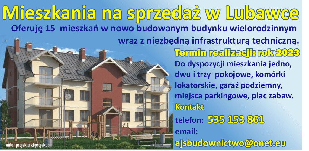 Mieszkania na sprzedaż w Lubawce