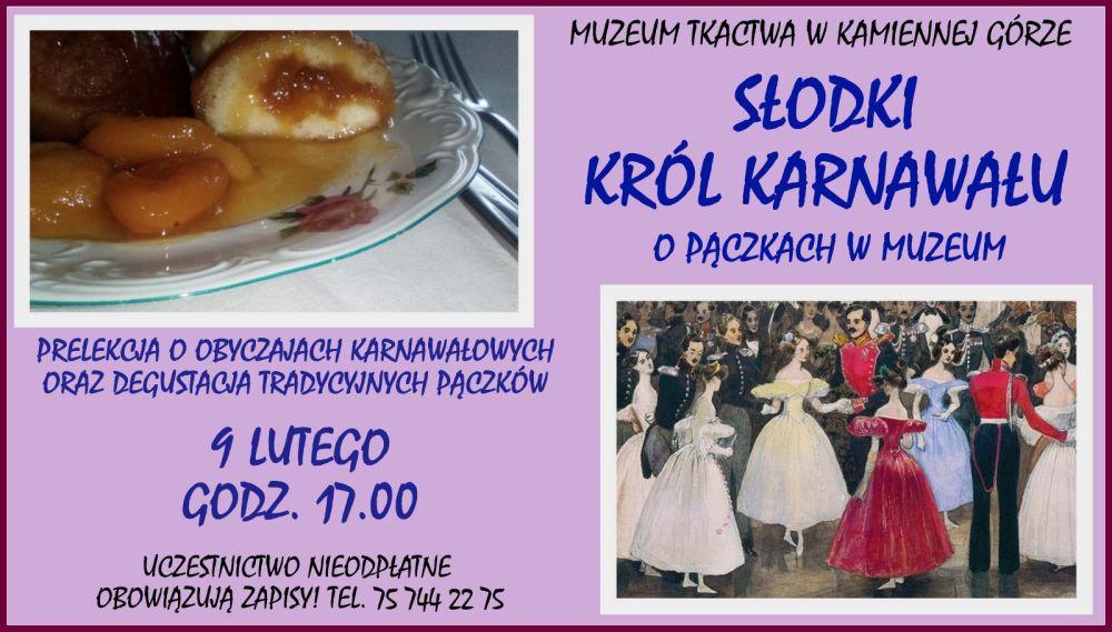 Słodki król karnawału, czyli o pączkach w muzeum