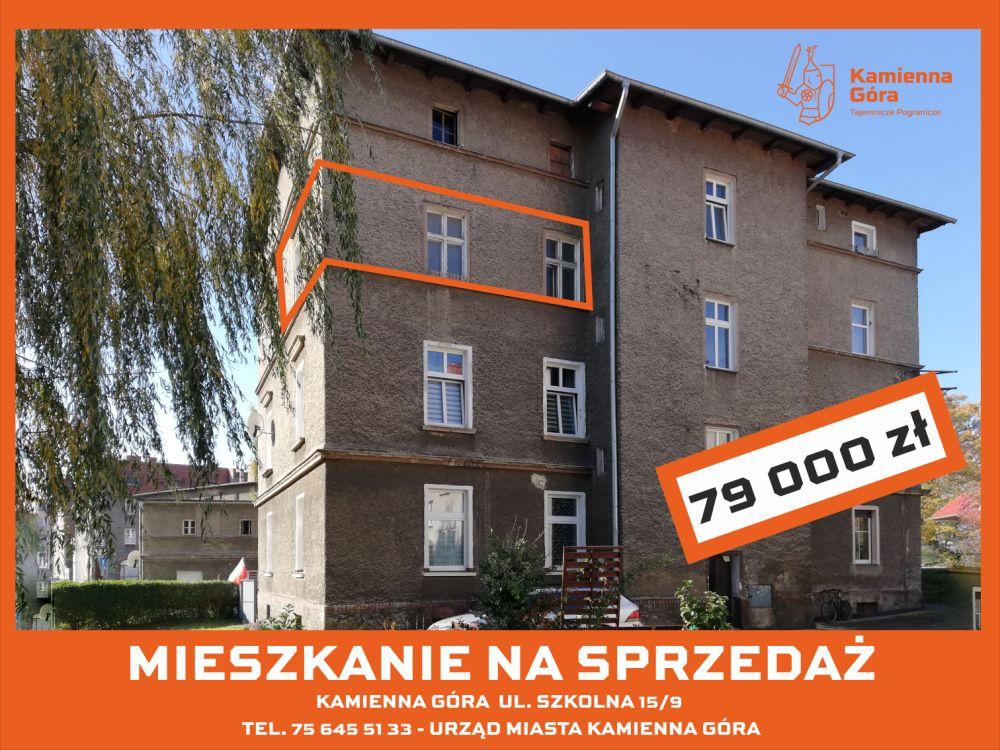 Kamienna Góra - lokal mieszkalny ul. Szkolna 15/9 - II przetarg