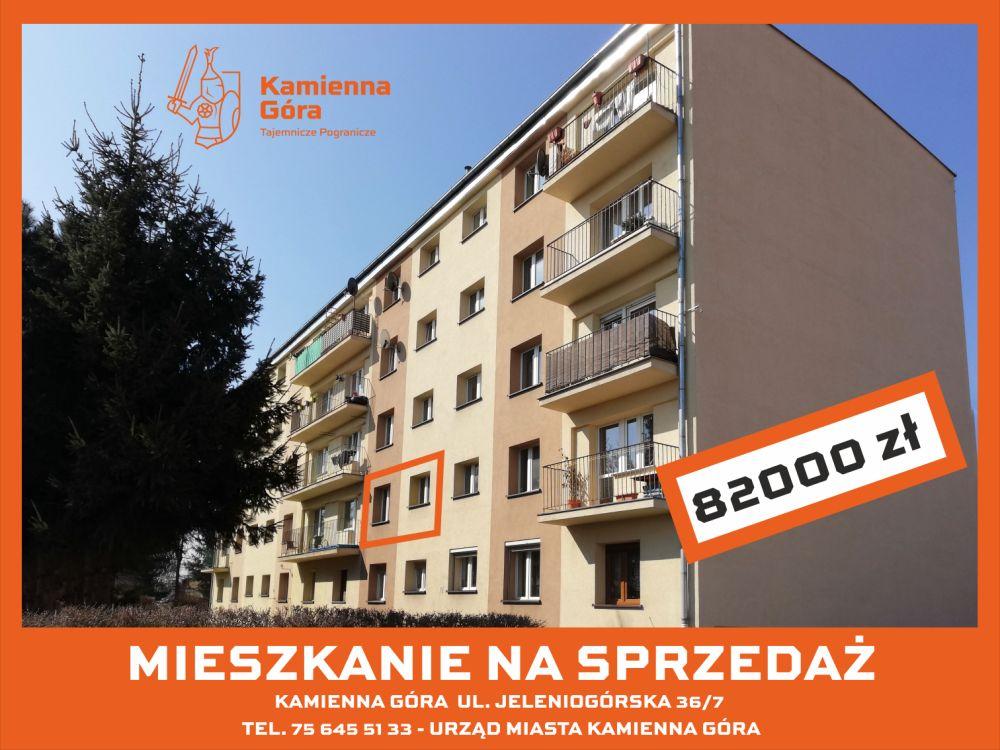 Kamienna Góra - lokal mieszkalny ul. Jeleniogórska 36/7 - II przetarg