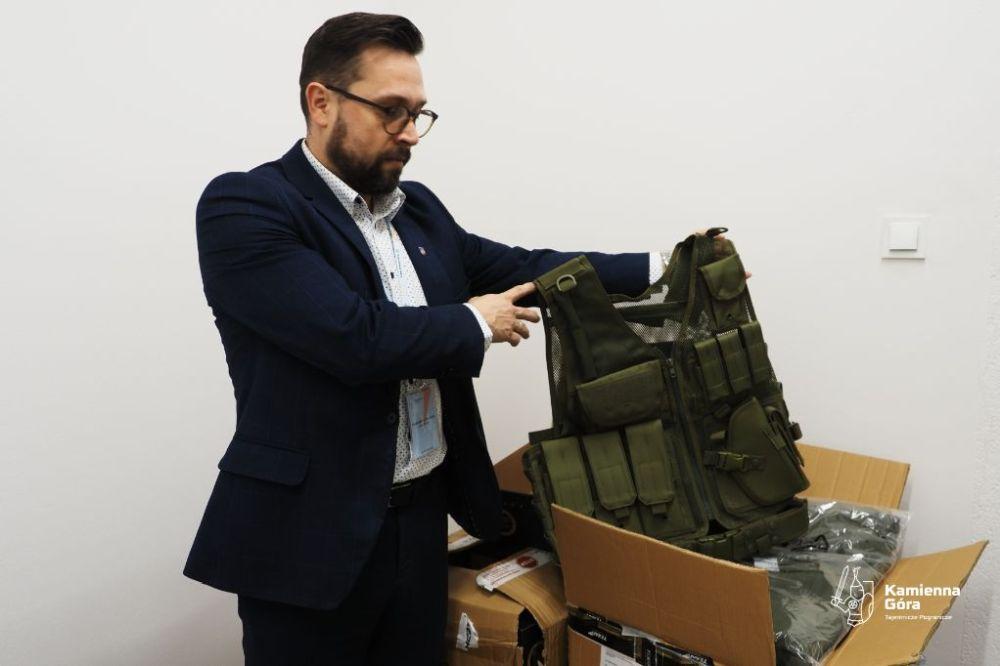 Kamienna Góra wsparła walczących na Ukrainie żołnierzy