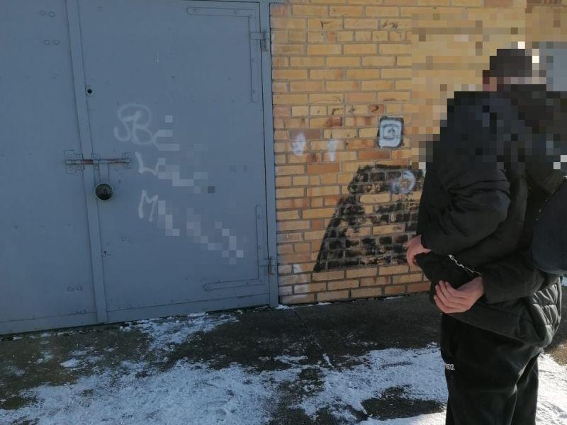 Amator graffiti zatrzymany przez policjantów z Lubawki
