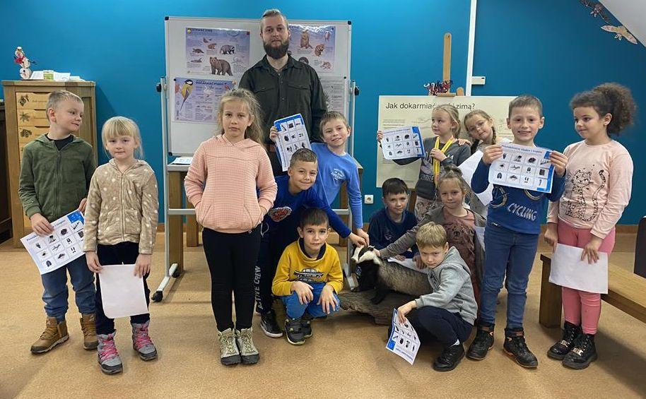Lekcje przyrody w Szkółce Leśnej w Krzeszowie