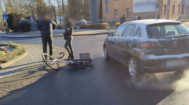 Potrącenie rowerzysty