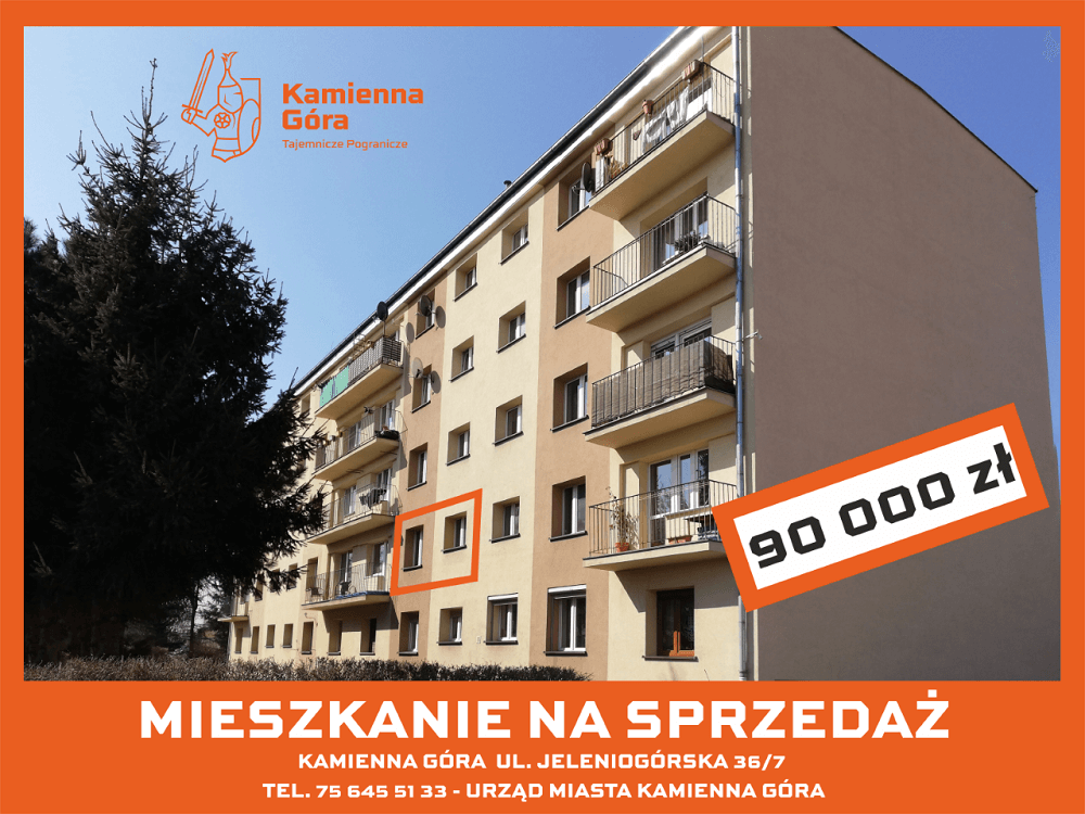 Kamienna Góra - lokal mieszkalny ul. Jeleniogórska 36 - I przetarg