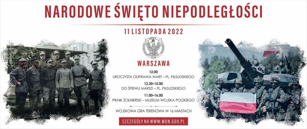 Wspólnie uczcijmy 104 rocznicę odzyskania przez Polskę niepodległości