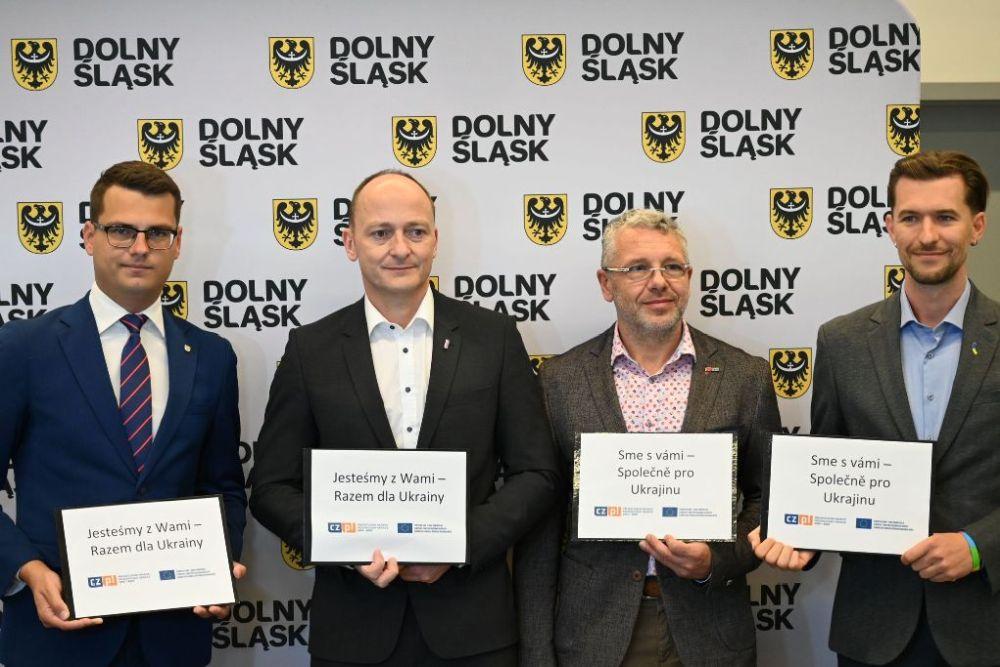 Wsparcie dla Ukrainy w ramach współpracy Dolnego Śląska i regionów czeskich