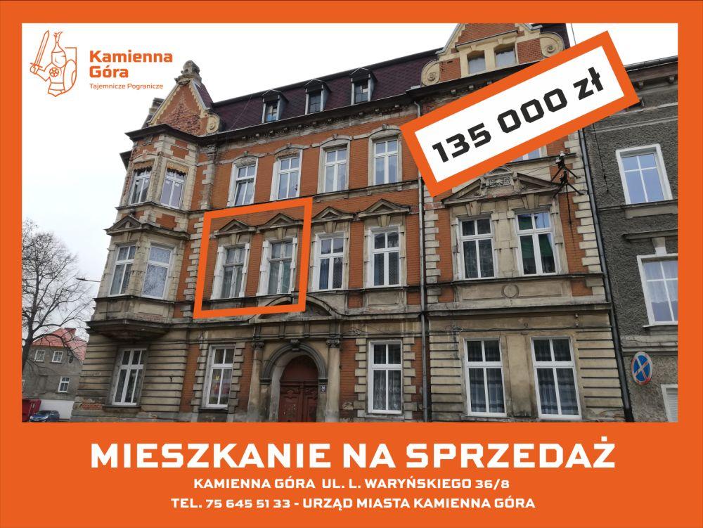 Kamienna Góra - mieszkanie - ul. Waryńskiego 36/8 - I przetarg