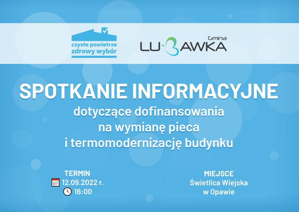 Czyste Powietrze – spotkanie informacyjne