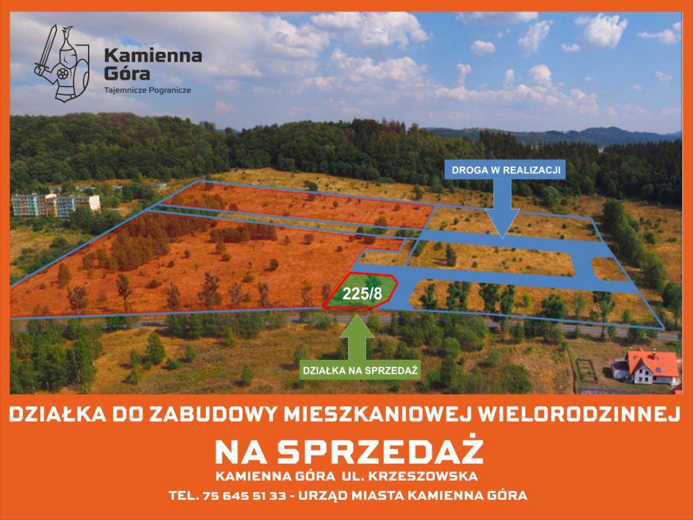 Kamienna Góra - działka ul. Krzeszowska - I przetarg