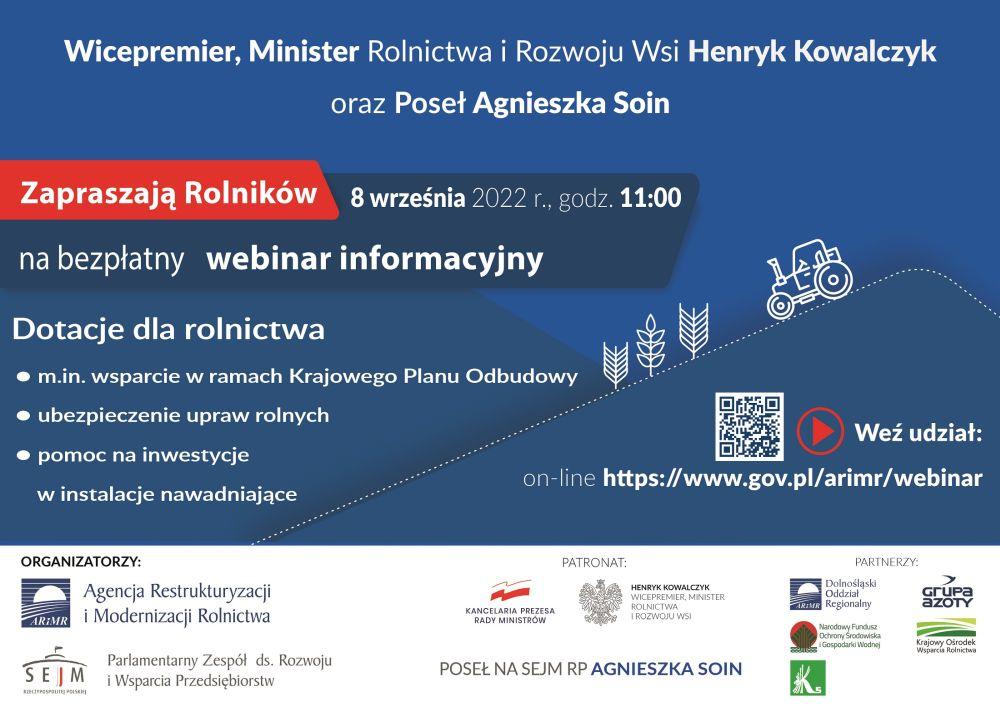 Webinar dla rolników
