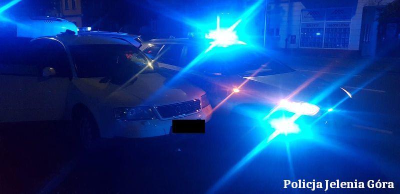 Uciekając wjechał w radiowóz