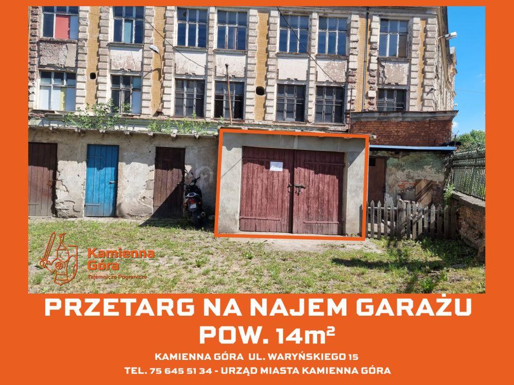 Kamienna Góra - garaż ul. Waryńskiego