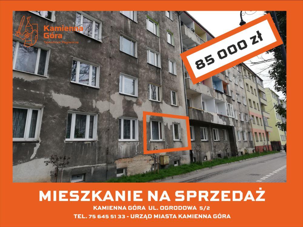 Kamienna Góra - mieszkanie ul. Ogrodowa 5/2 - I przetarg