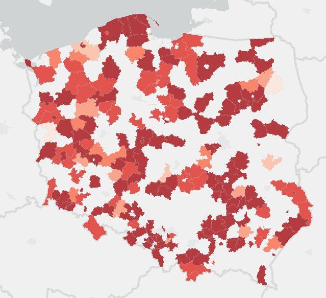 Koronawirus - statystyka - powiat kamiennogórski - 17.8.2022. 