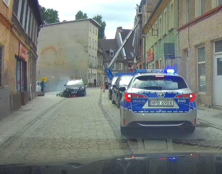 Podziękowania dla policjantów 